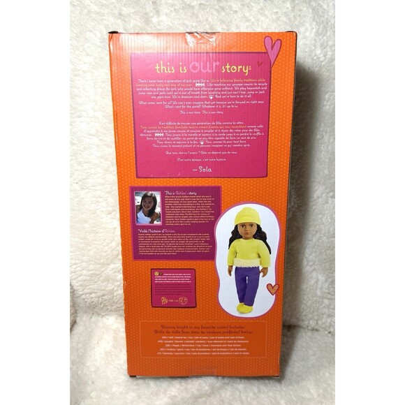 Our Generation Sola 18" Fashion Doll in Color Block Outfit NEW - Picture 7 of 7